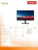 Monitor Lenovo ThinkVision T27i-30 27 cali FHD 1080 matowy LED