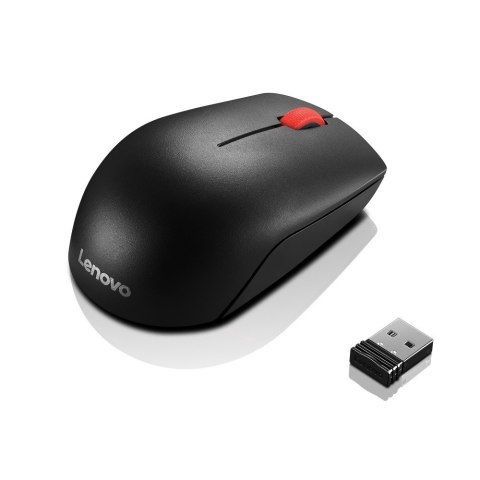 Mysz bezprzewodowa Lenovo Essential Compact 4Y50R20864 czarna biurowa z optycznym sensorem