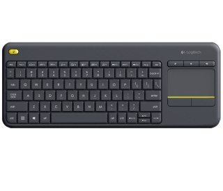 Logitech Klawiatura K400 Plus Wireless Touch czarna do Smart TV