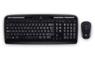 Logitech Zestaw Klawiatura i Mysz MK330 Bezprzewodowy Kompaktowy