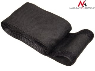 Organizator kabli Maclean MCTV-677 B Czarny 2m poliestrowy na rzep