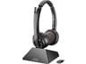 POLY Savi 8220 UC Zestaw słuchawkowy DECT bezprzewodowe z redukcją szumów