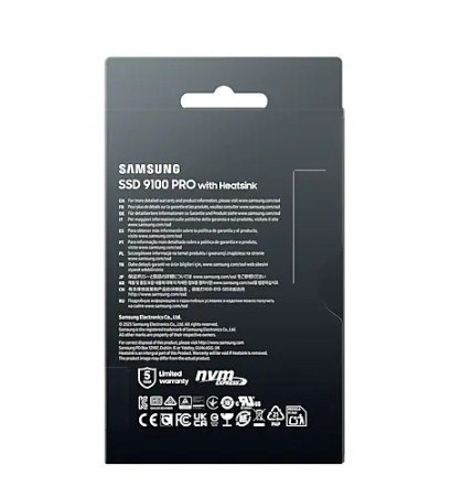 Dysk SSD Samsung PRO 9100 M.2 PCIe 5.0 2TB ultraszybki