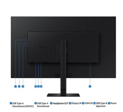 Samsung Monitor 37 LS37D800EAUXEN UHD HDR10 ergonomiczn