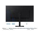 Monitor Samsung ViewFinity S8 37 UHD z portem USB-C i HDR10