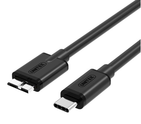 Unitek Kabel USB Typ-C do microUSB 1m 3.0 czarny wysoka jakość