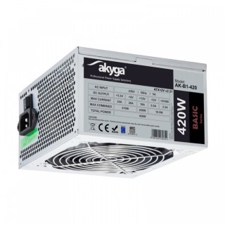 Zasilacz ATX Akyga AK-B1-420 420W wydajny z chłodzeniem 12cm