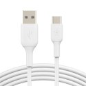 Kabel Belkin BoostCharge USB-A/USB-C 1m biały do laptopa i smartfona