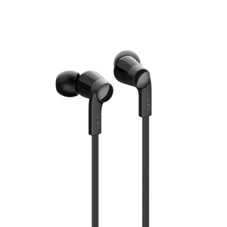 Słuchawki Belkin Rockstar USB-C czarne wodoodporne douszne z mikrofonem