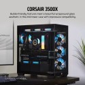 Obudowa Corsair 3500X TG Mid-Tower czarna z hartowanym szkłem