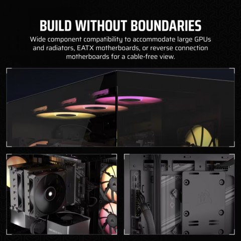 Obudowa Corsair 3500X TG Mid-Tower czarna z hartowanym szkłem