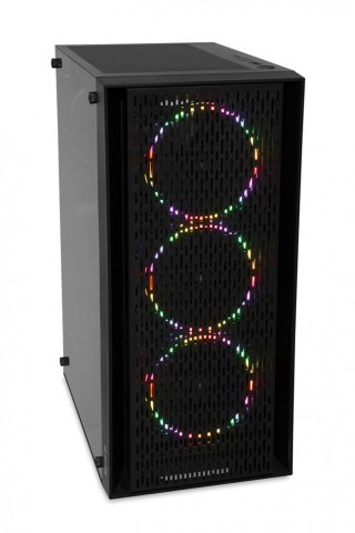 Obudowa iBOX Cetus 903 czarna z podświetleniem LED dla graczy