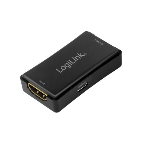 Repeater HDMI LogiLink 4K 60HZ 25m adapter czarny z HDCP 2.2