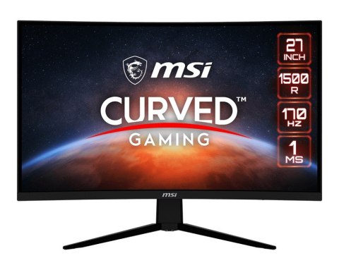 MSI Monitor G273CQ 27 cali Zakrzywiony LED QHD 170Hz Czarny