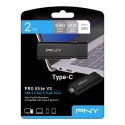 Pendrive PNY ProElite V3 2TB USB-C 3.2 szybki metalowy 1000 MB/s