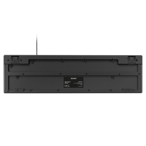 Klawiatura przewodowa Savio KB-01 kompaktowa z USB długa żywotność