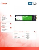 Dysk SSD Western Digital Green 480GB SATA M.2 2280 wydajny