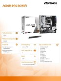 Płyta główna ASRock A620M PRO RS WIFI AM5 DDR5 mATX z HDMI i DP