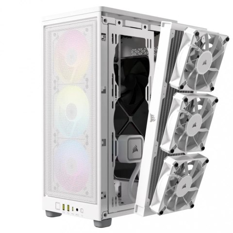 Obudowa Corsair 2000D AIRFLOW RGB Mini-ITX biała wydajna
