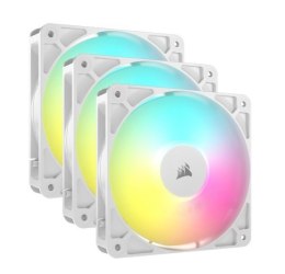 Corsair Wentylator RS120 ARGB White 120mm 3 wentylatory zestaw