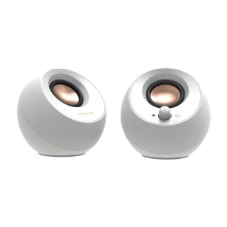 Głośniki Creative Labs Pebble V3 białe bezprzewodowe Bluetooth 5.0
