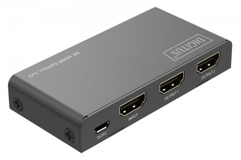 Digitus Splitter HDMI 1x2 4K 60Hz UHD z HDR i EDID