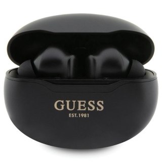 Słuchawki Bluetooth TWS GUESS GUTWST50EK ergonomiczone czarne