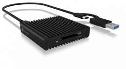 IcyBox IB-CR404-C31 czytnik kart CFexpress USB 3.2 szybki kompatybilny