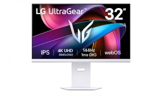 Monitor LG Electronics 32G810SA-W 32" UHD 4K 144 Hz gamingowy z webOS
