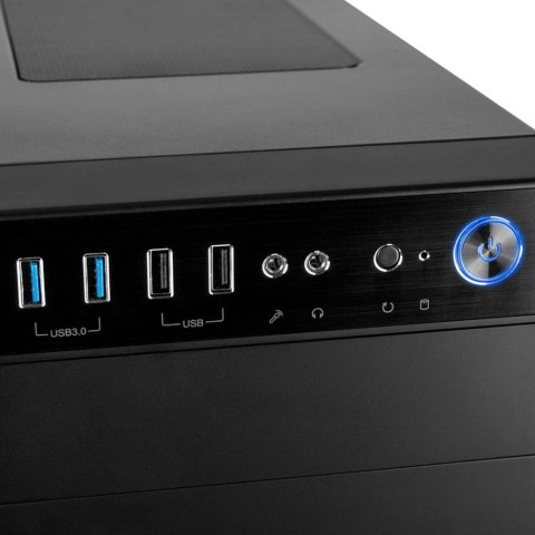 Obudowa komputerowa MODECOM OBERON PRO GLASS czarna Midi Tower dla graczy