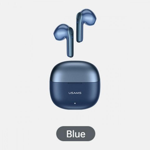 Słuchawki USAMS TWS 5.1 niebieskie z aktywną redukcją szumów