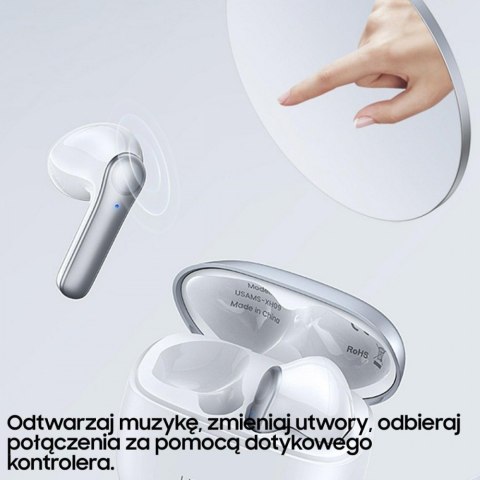 Słuchawki USAMS TWS 5.1 niebieskie z aktywną redukcją szumów