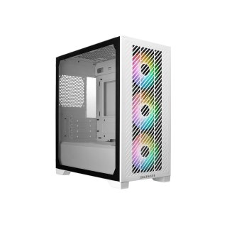Cooler Master Elite 301 ARGB Biała obudowa gamingowa z oknem