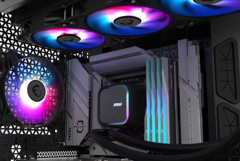 Chłodzenie procesora MSI MAG CORELIQUID A13 360mm ARGB lekka konstrukcja cieczy