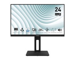 Monitor MSI PRO MP242AP 23.8 FHD LED 100Hz czarny ergonomiczny