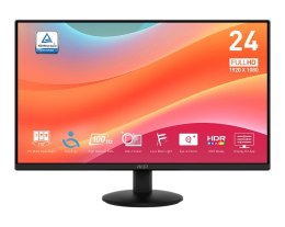 Monitor MSI PRO MP242L 23.8 FHD LED 100Hz matowy czarny