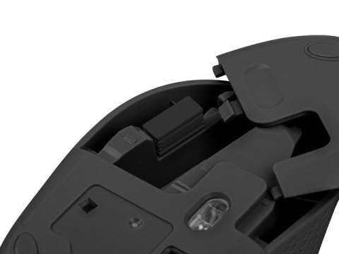 Mysz bezprzewodowa Natec Stork 1600 DPI czarna ergonomiczna