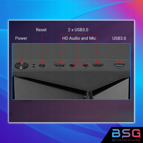 BSG Striker V1 Intel Core i7 NVIDIA GeForce RTX 3050 16GB DDR3 1000GB SSD Windows 10 Pro