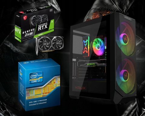 BSG Striker V2 Intel Core i7 NVIDIA GeForce RTX 3050 16GB DDR3 1000GB SSD Windows 10 Pro