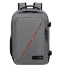 Plecak kabinowy American Tourister Take2Cabin S szary pojemny na laptopa