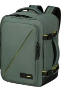 Plecak AMERICAN TOURISTER Take2Cabin SM na laptopa 15.6 cali zielony lekki