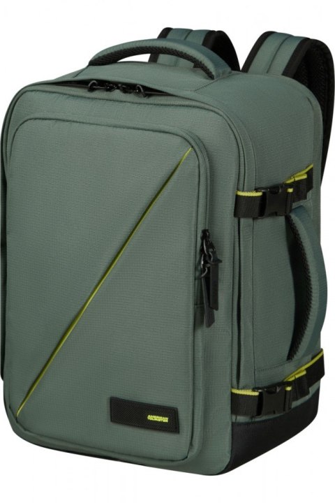 Plecak AMERICAN TOURISTER Take2Cabin SM na laptopa 15.6 cali zielony lekki