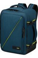 Plecak AMERICAN TOURISTER Take2Cabin SM niebieski z kieszenią na laptopa 15.6