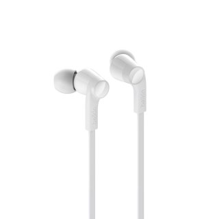 Słuchawki Belkin Rockstar USB-C białe douszne wodoodporne z mikrofonem