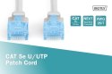 Kabel Digitus Patch cord U/UTP CAT 5e 0,5m szary