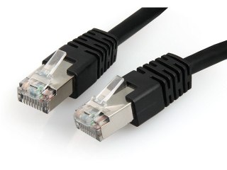 Kabel Gembird Patch cord HDMI ekranowany FTP kat.6 0.5M czarny