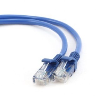Gembird Patch cord CAT 5e 0.25M niebieski kabel sieciowy