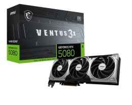 MSI GeForce RTX 5080 VENTUS 3X OC 16GB GDDR7 256bit wydajna karta graficzna