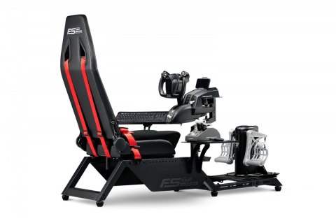 Kokpit symulatora lotu Next Level Racing dla miłośników lotnictwa