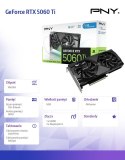 Karta graficzna PNY GeForce RTX 5060 Ti OC 8GB DDR7 wydajna